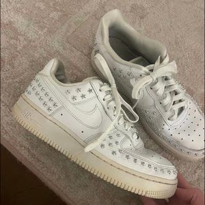 Nike Star Studded Air Force 1’s